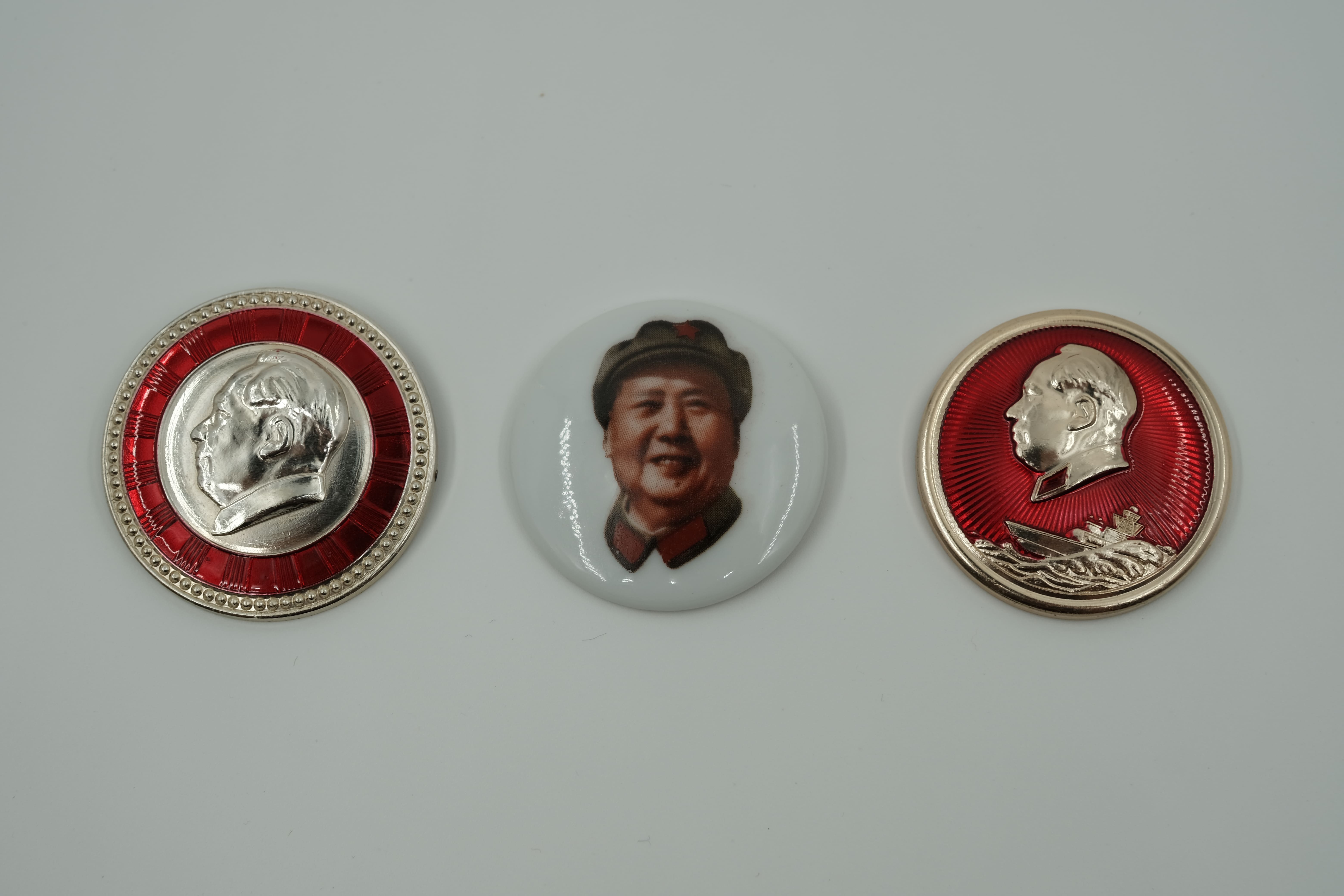Portrait of Mao Badge