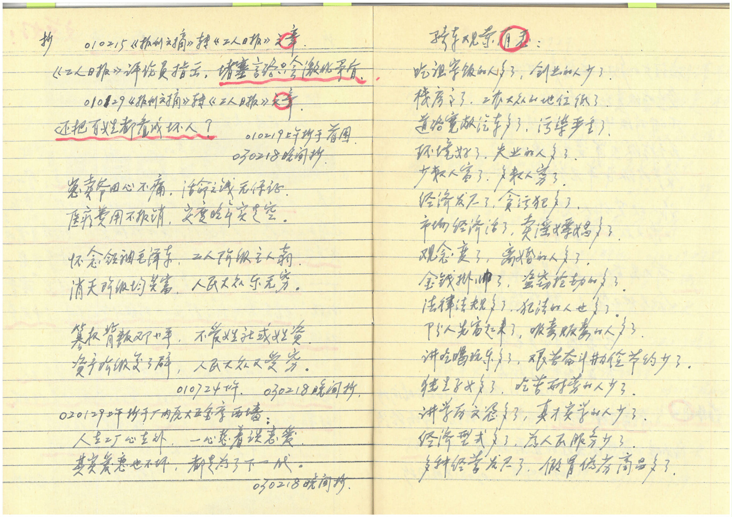 Post-Mao Era Diary Entry 4